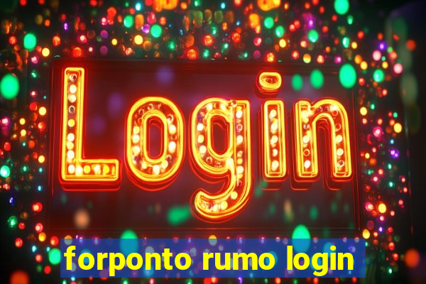 forponto rumo login